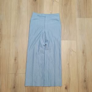 VTG 70s Disco Bell Bottoms Mens 31x30 High Rise 12" Rise Powder Blue Talon